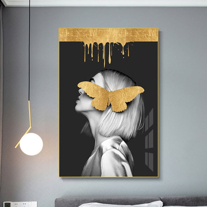 Fashion Woman - Canvas Wall Art Painting