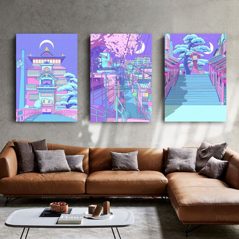 Japanese Royal House - Canvas Wall Art Painting