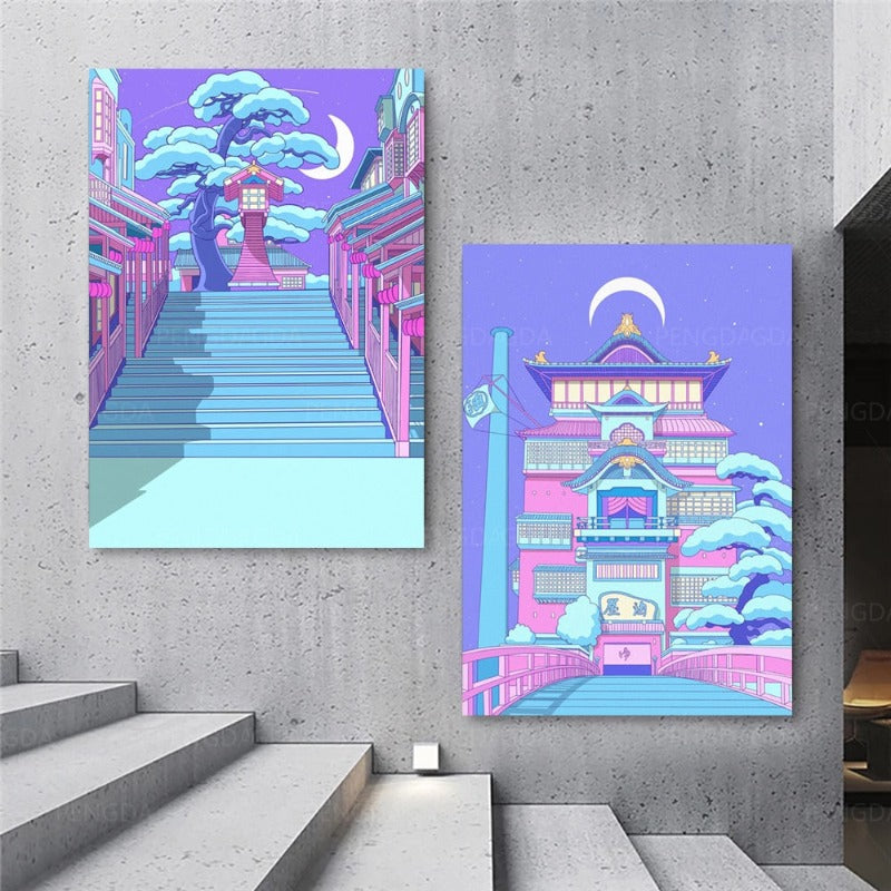 Japanese Royal House - Canvas Wall Art Painting