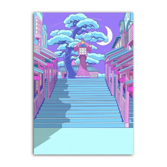 Japanese Royal House - Canvas Wall Art Painting
