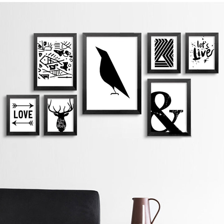 Let's Live Deer - Canvas Wall Art Painting