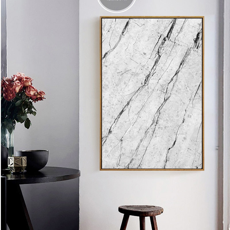 Grey Marble - Canvas Wall Art Painting