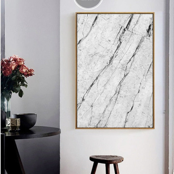 Grey Marble - Canvas Wall Art Painting