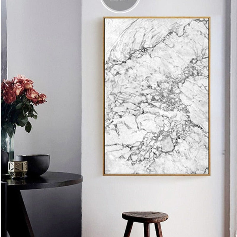 Grey Marble - Canvas Wall Art Painting