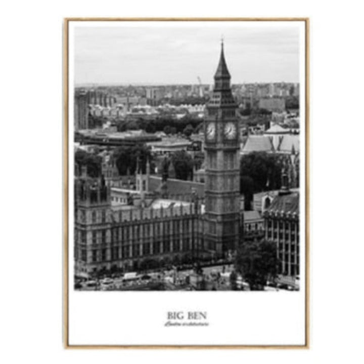 London Map Landscape - Canvas Wall Art Painting