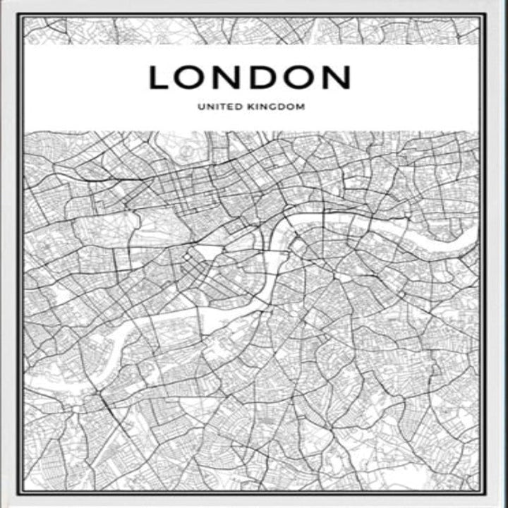 London Map Landscape - Canvas Wall Art Painting