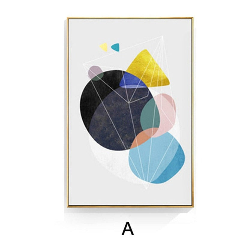 Geometric Nordic - Canvas Wall Art Painting