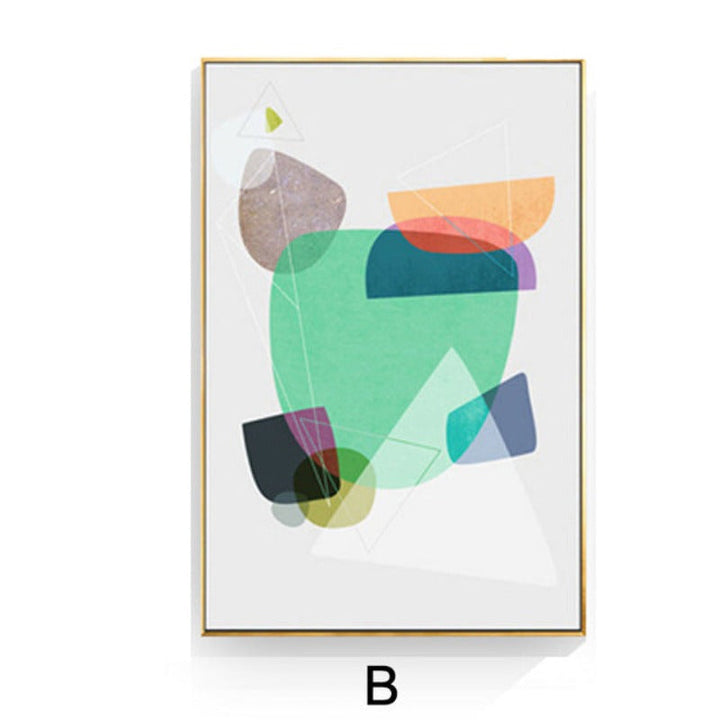 Geometric Nordic - Canvas Wall Art Painting