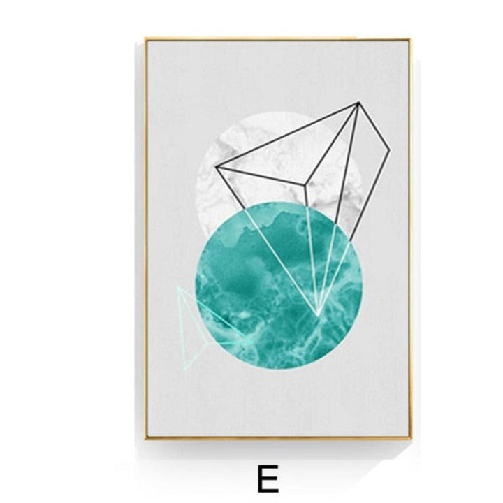 Geometric Nordic - Canvas Wall Art Painting