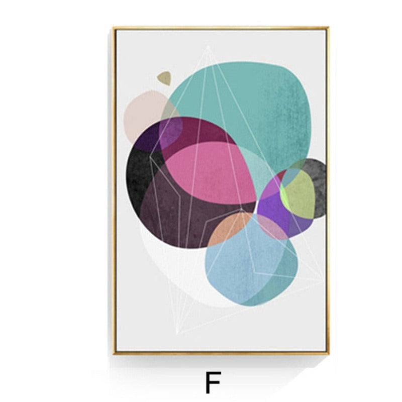 Geometric Nordic - Canvas Wall Art Painting