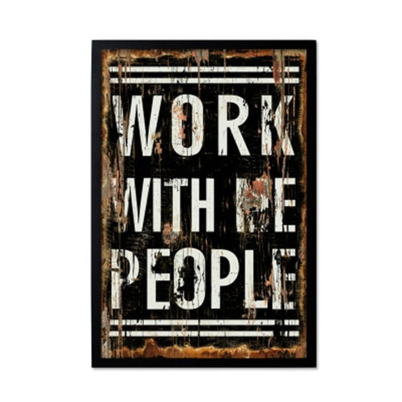 Vintage Europe Posters Love - Canvas Wall Art Painting