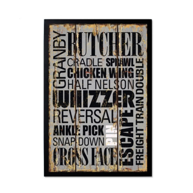 Vintage Europe Posters Love - Canvas Wall Art Painting