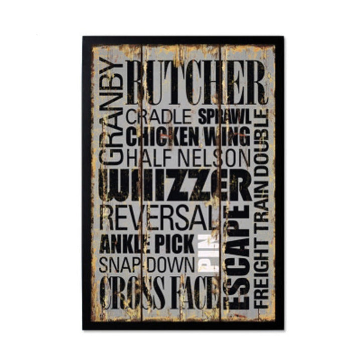 Vintage Europe Posters Love - Canvas Wall Art Painting