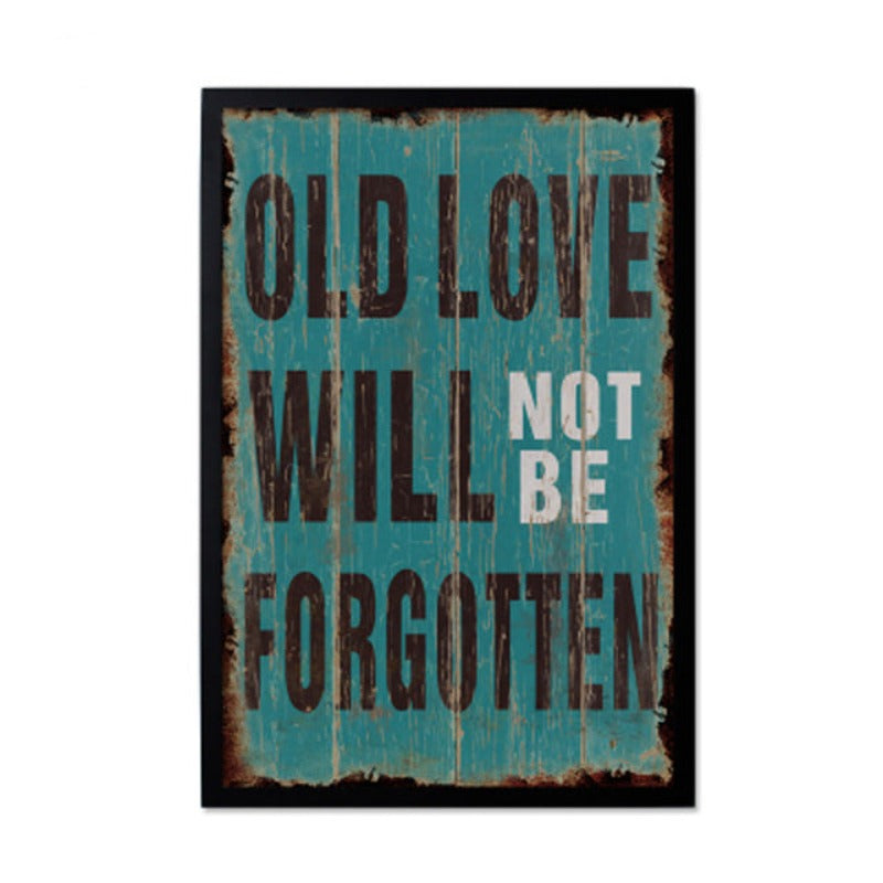 Vintage Europe Posters Love - Canvas Wall Art Painting