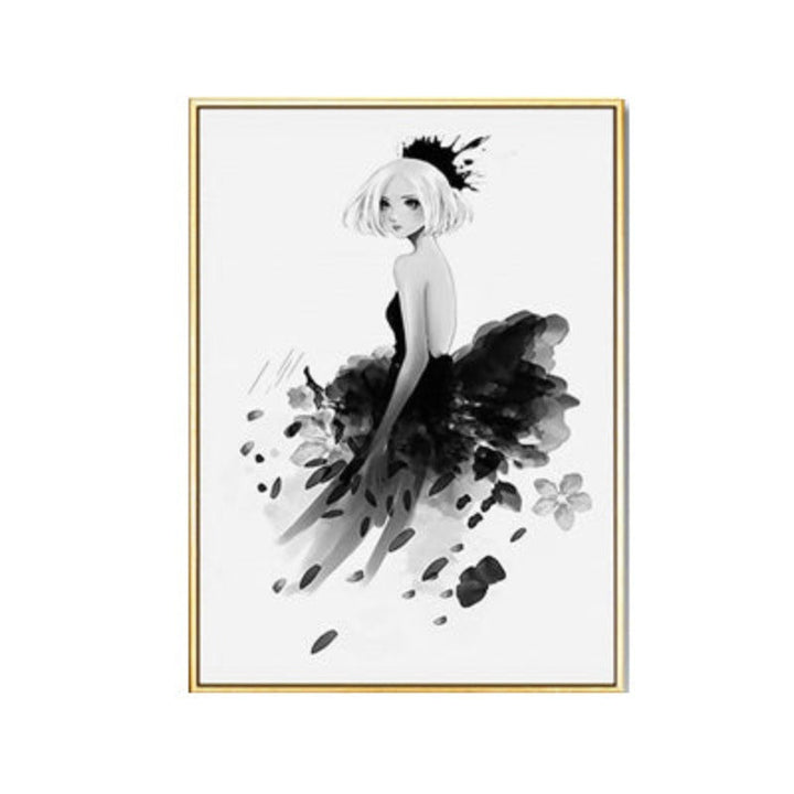 Girls Clothing Poster - Canvas Wall Art Painting
