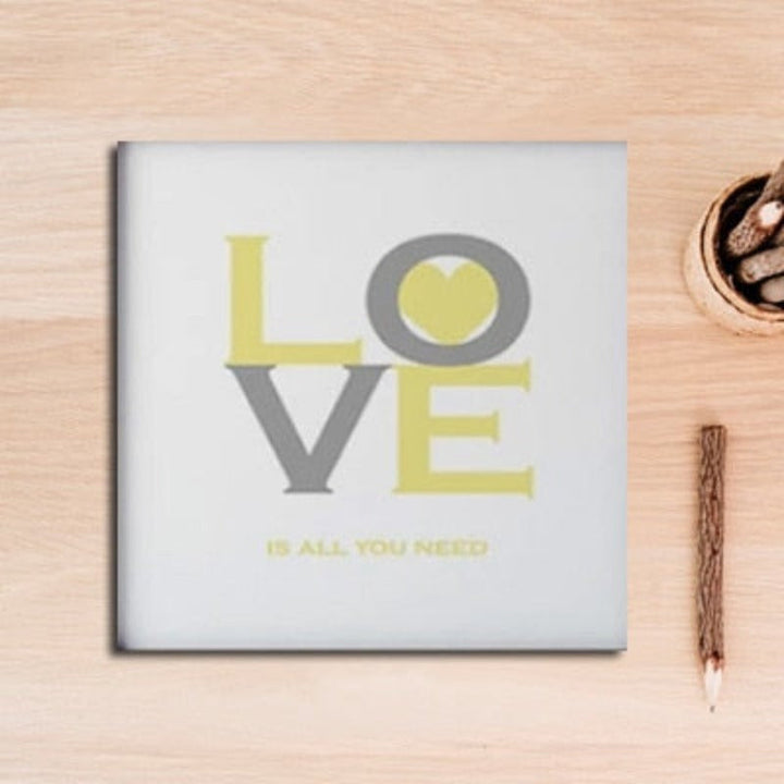 Love Is All You Need Bicycle Poster - Canvas Wall Art Painting