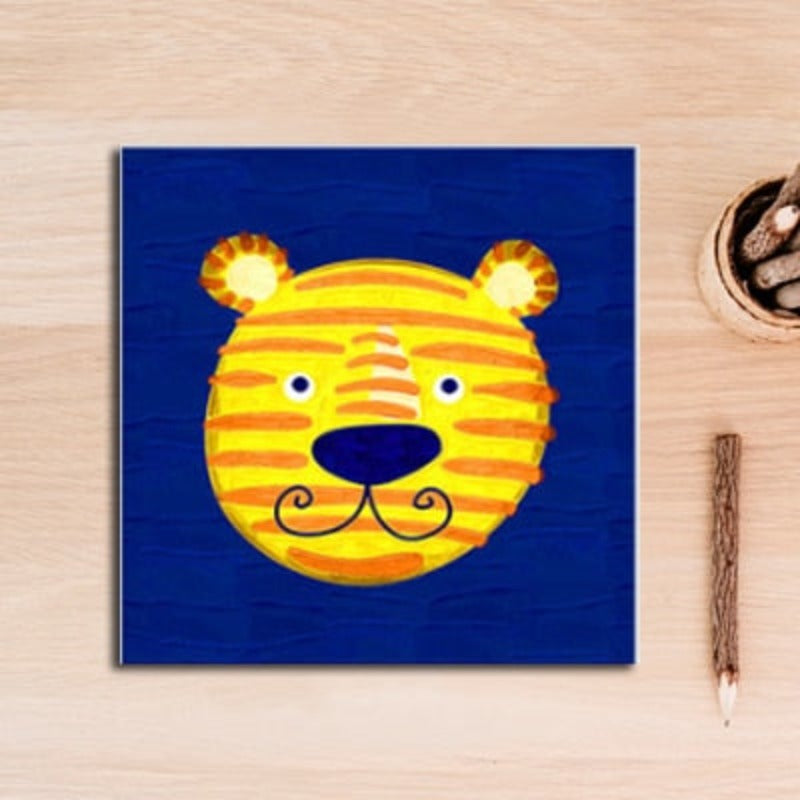 Cartoon Animals Nursery - Canvas Wall Art Painting