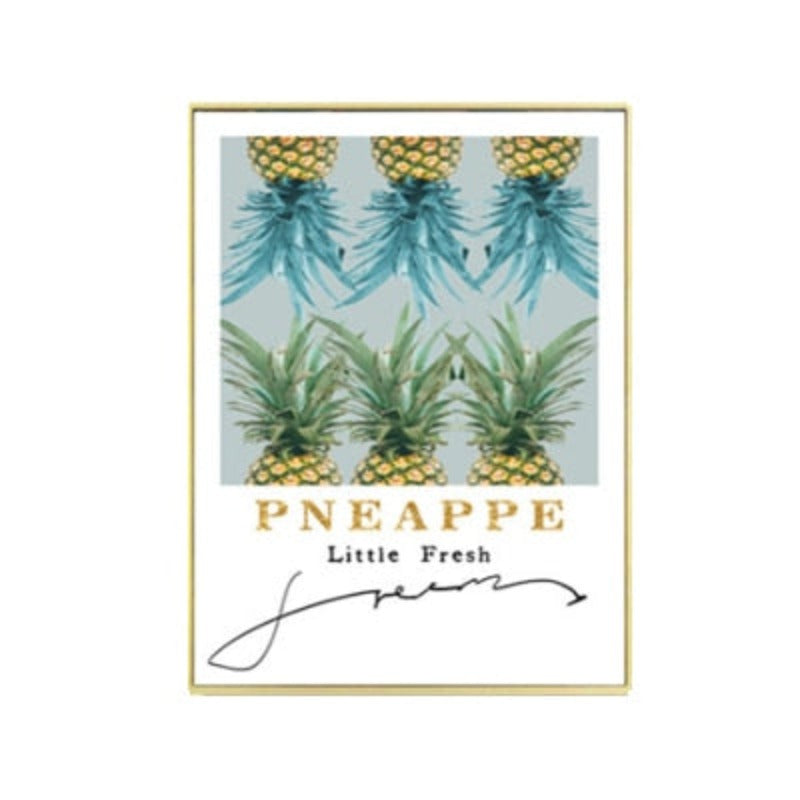 Fresh Pineapple Music - Canvas Wall Art Painting