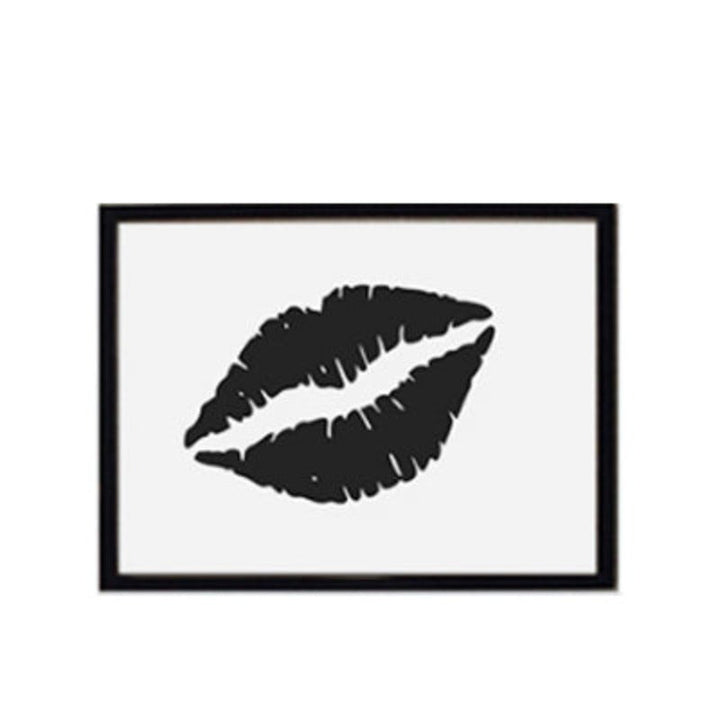 Makeup Lips  - Canvas Wall Art Painting
