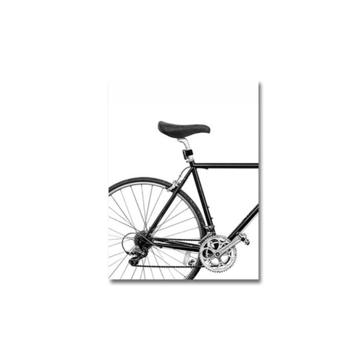 Minimalist Bike Print - Canvas Wall Art Painting