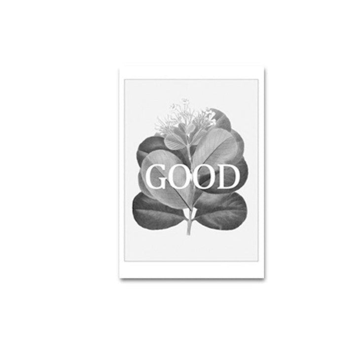 Grey Flowers Geometric Nordic Prints Posters - Canvas Wall Art Painting