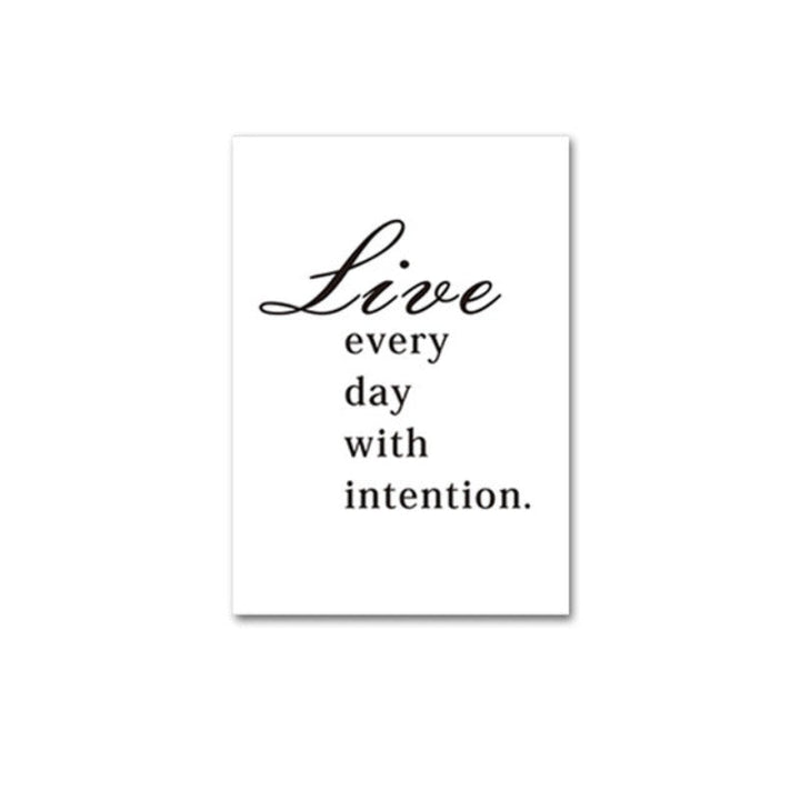 Minimalist Enjoy Little Things Life Quote Live Letters Wall Art Prints