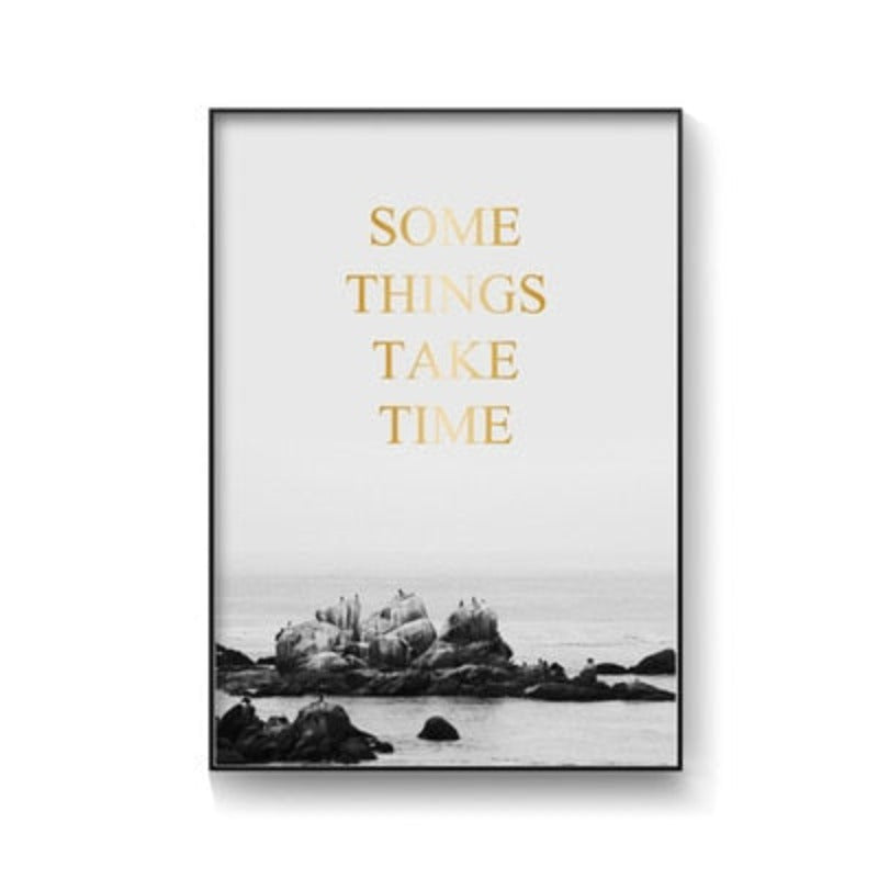 Travel Life Posters Coconut Tree Prints Tropical Seascape - Canvas Wall Art Painting
