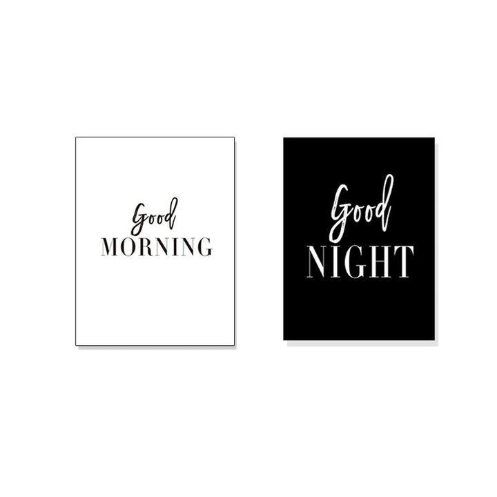 Good Morning Good Night - Canvas Wall Art Painting