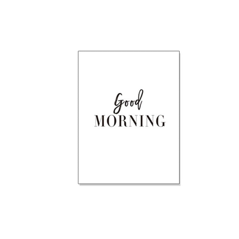 Good Morning Good Night - Canvas Wall Art Painting