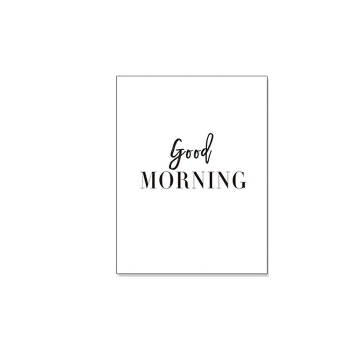 Good Morning Good Night - Canvas Wall Art Painting