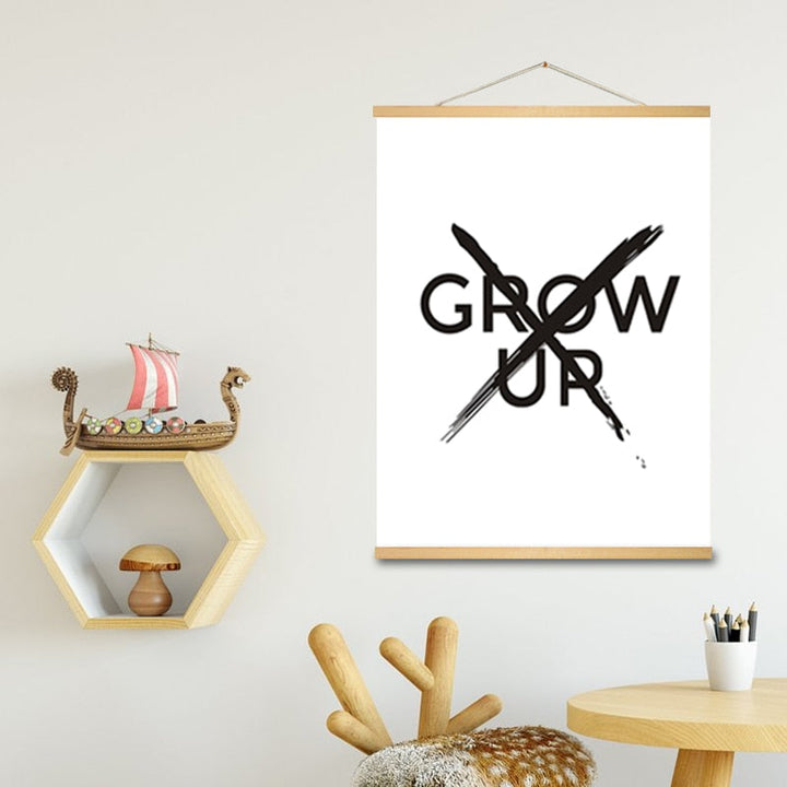 Don't Wanna Grow Up - Canvas Wall Art Painting