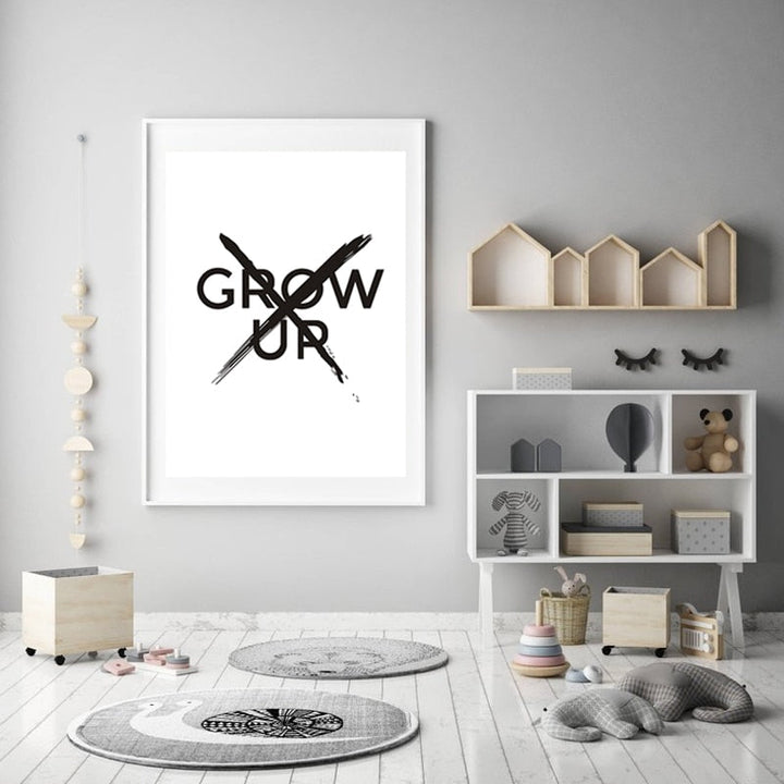 Don't Wanna Grow Up - Canvas Wall Art Painting