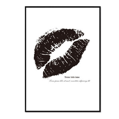 Love Heart Wine Prints Kitchen Posters - Canvas Wall Art Painting
