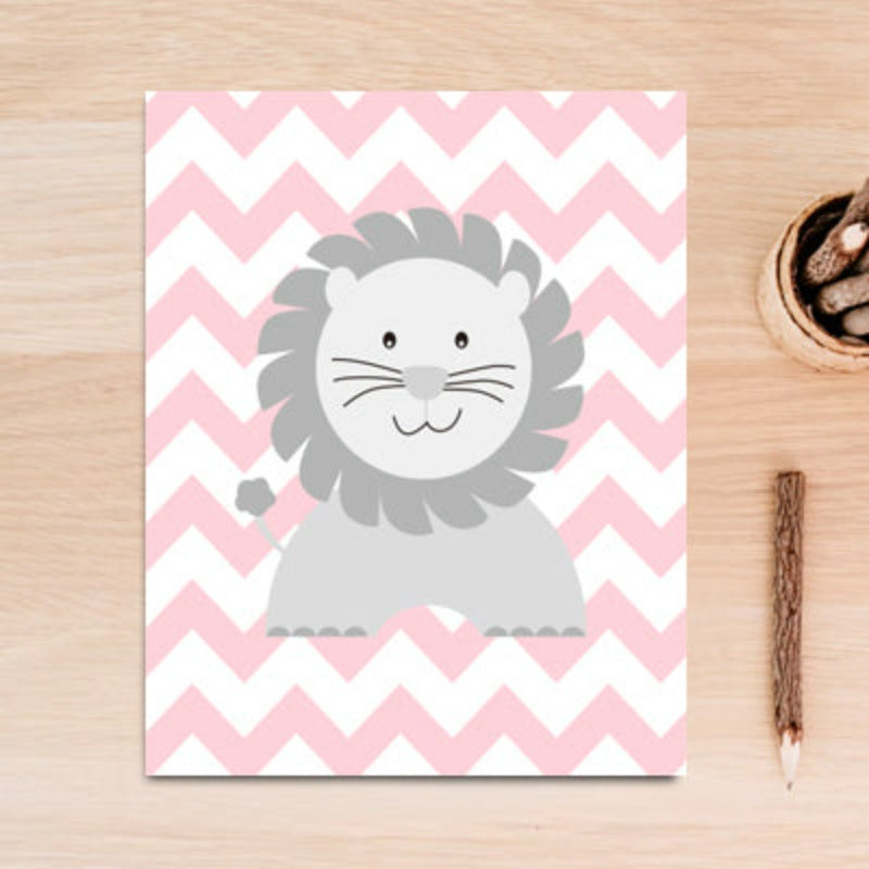 Cute Cartoon Animals - Canvas Wall Art Painting