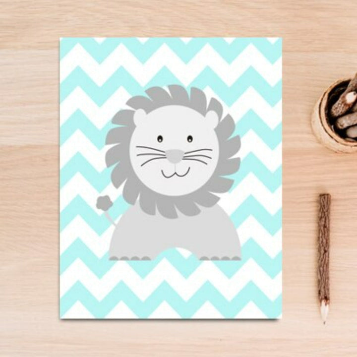 Cute Cartoon Animals - Canvas Wall Art Painting