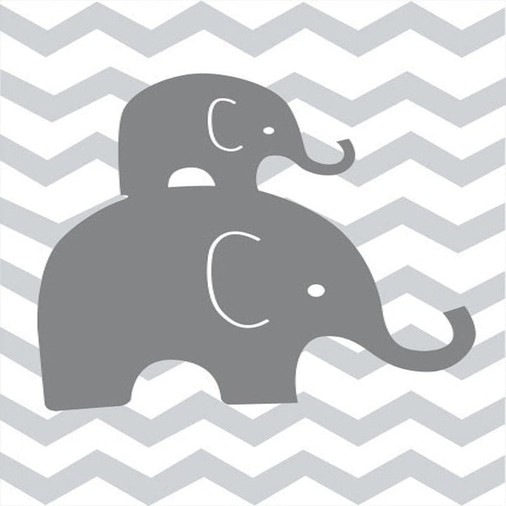 Sweet Elephants - Canvas Wall Art Painting