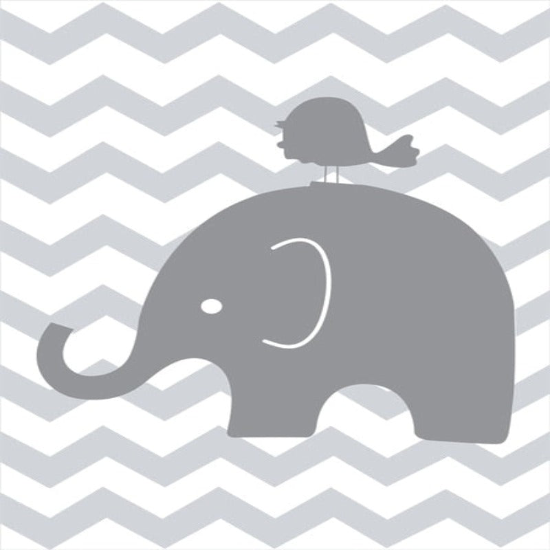 Sweet Elephants - Canvas Wall Art Painting