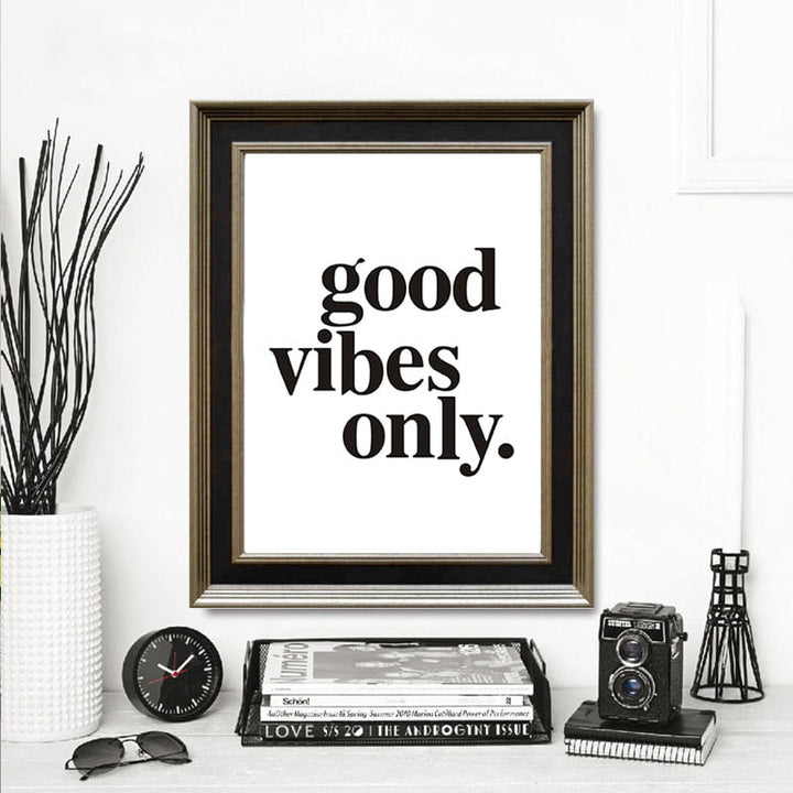 Good vibes only - Canvas Wall Art Painting