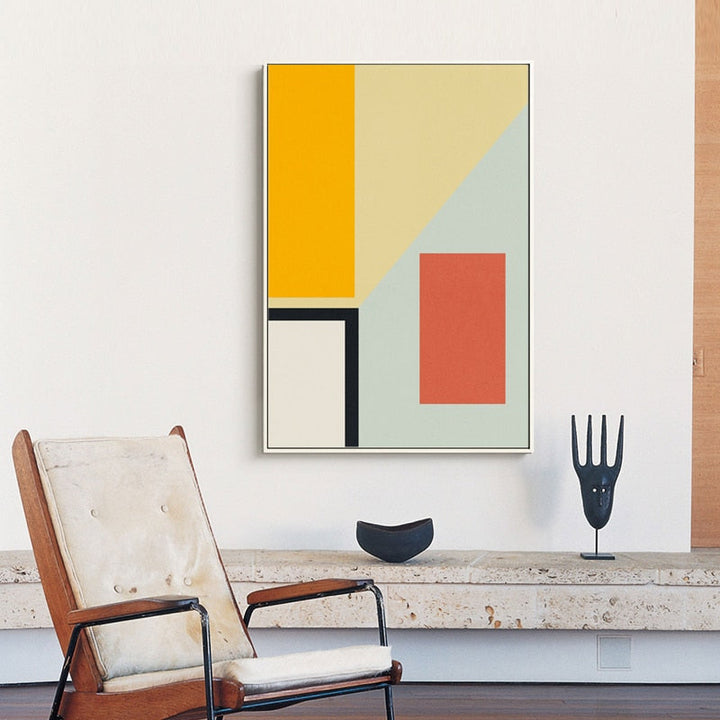 Geometric Prints - Canvas Wall Art Painting