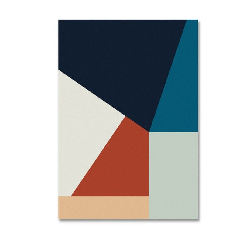 Geometric Prints - Canvas Wall Art Painting