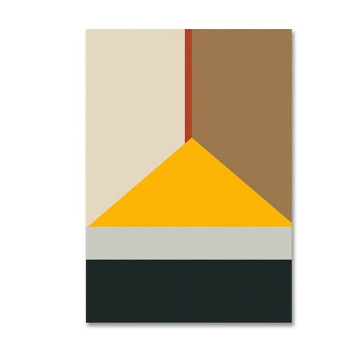 Geometric Prints - Canvas Wall Art Painting