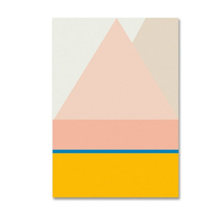 Geometric Prints - Canvas Wall Art Painting