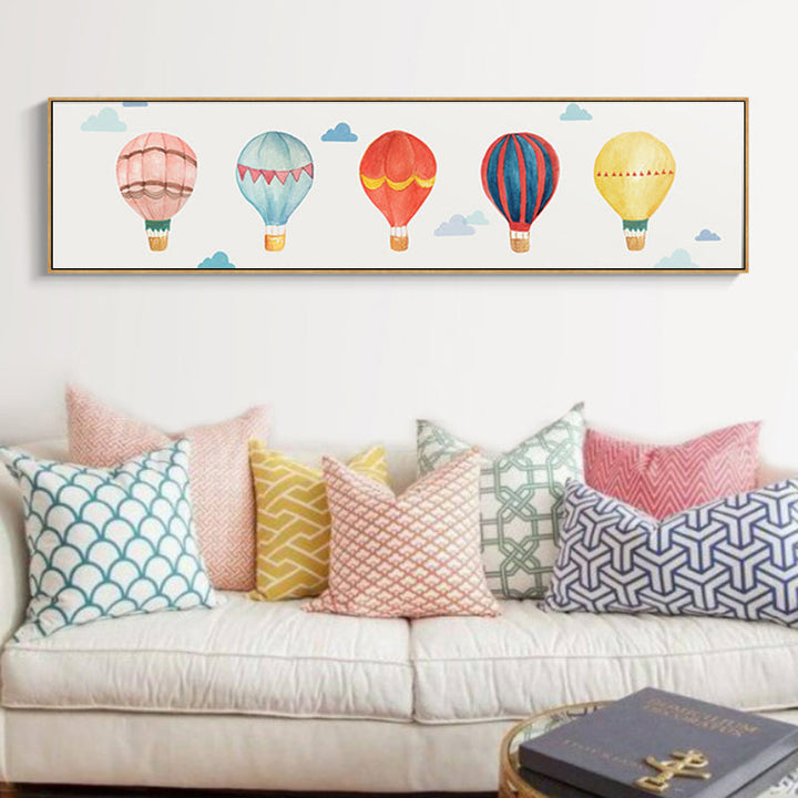 Hot Air Balloon - Canvas Wall Art Painting