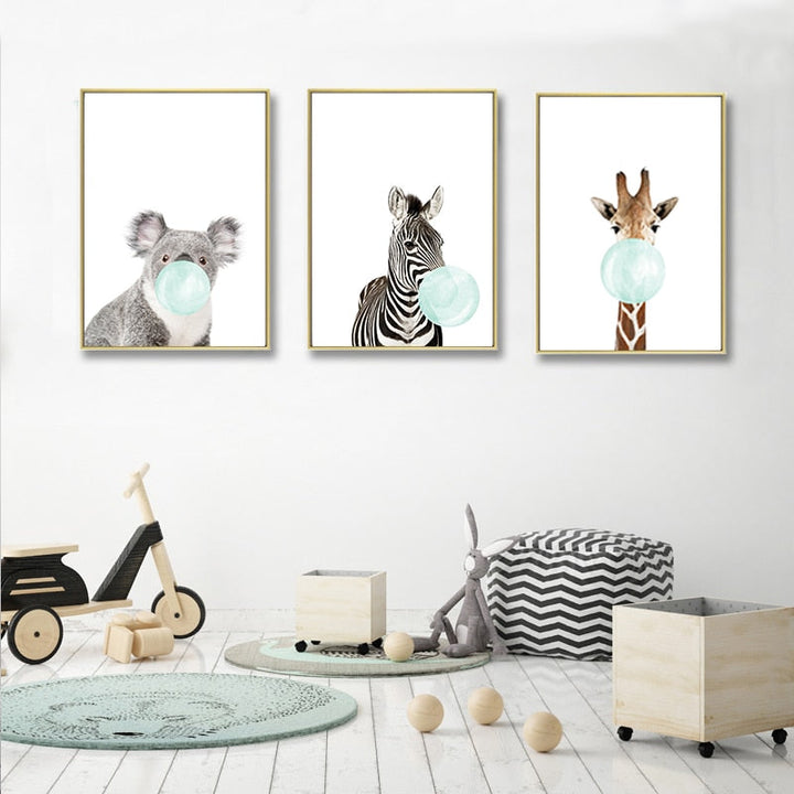 Lovely Nursery Wall Art - Canvas Wall Art Painting