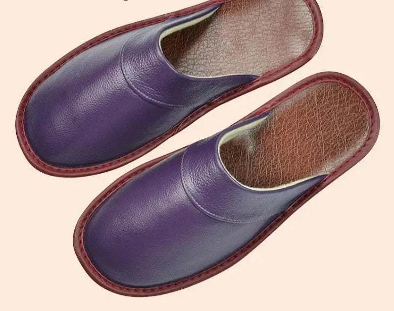 Mune Fashion | Comfortable Slippers for Men Made of Black Cowhide