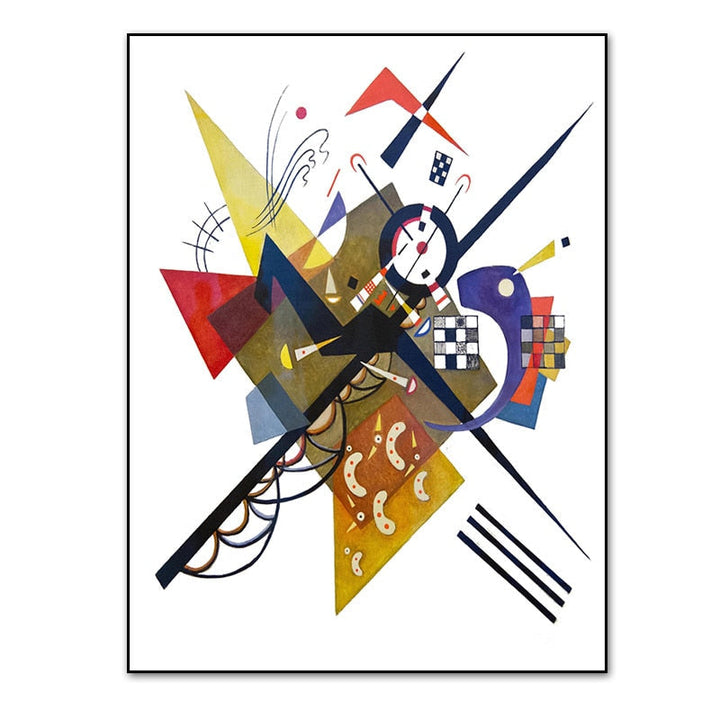 Vintage Wassily Kandinsky Famous Abstract - Canvas Wall Art Print