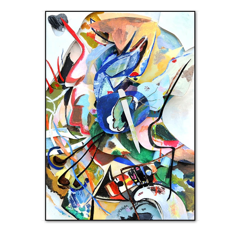 Vintage Wassily Kandinsky Famous Abstract - Canvas Wall Art Print
