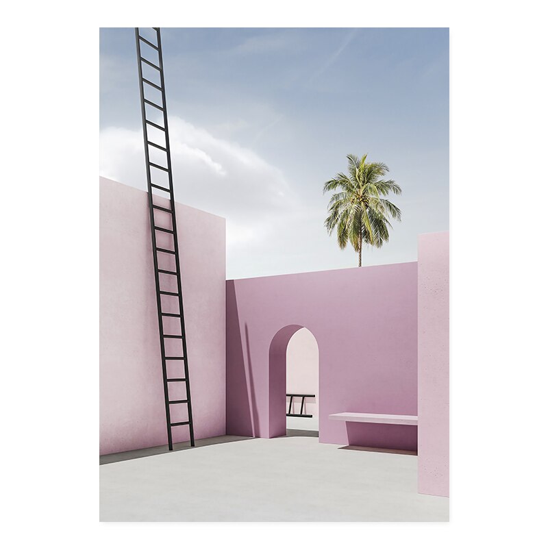 Still Life Modern Building  - Canvas Wall Art Print