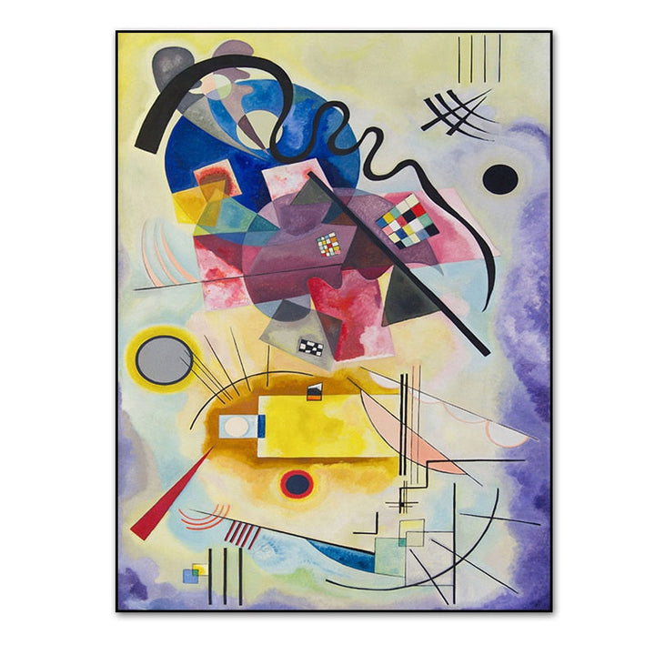 Vintage Wassily Kandinsky Famous Abstract - Canvas Wall Art Print