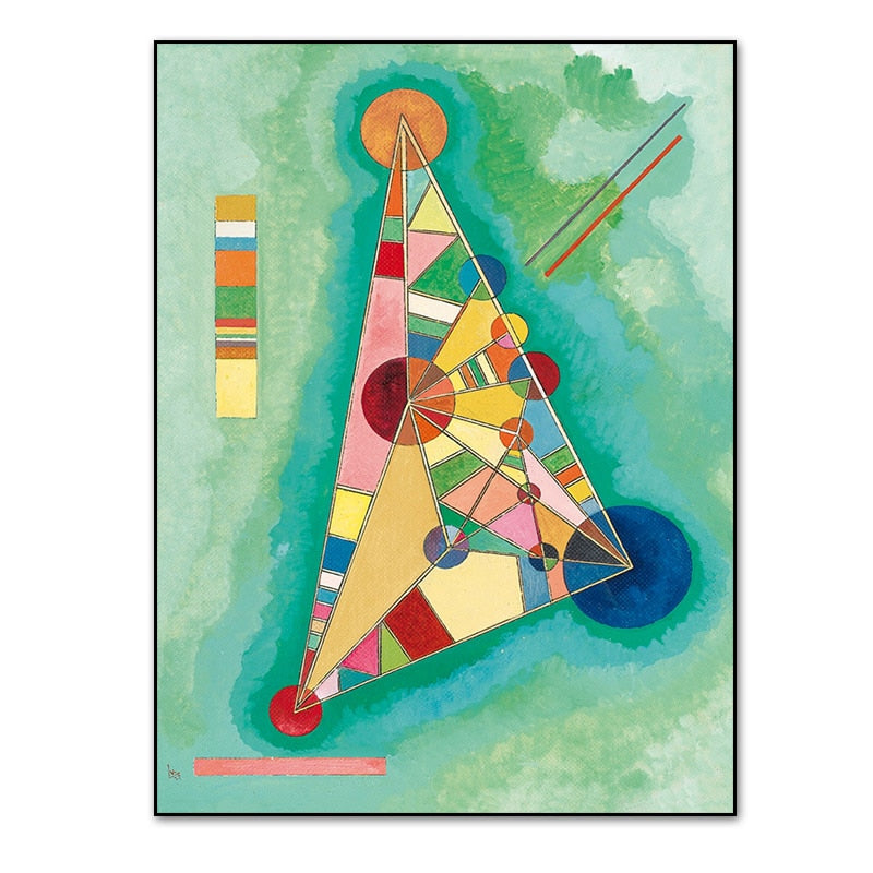 Vintage Wassily Kandinsky Famous Abstract - Canvas Wall Art Print